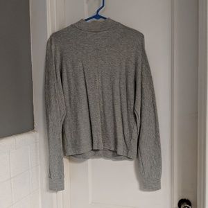 Madewell Thin Wool Blend Mockneck Sweater